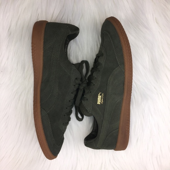 puma liga olive